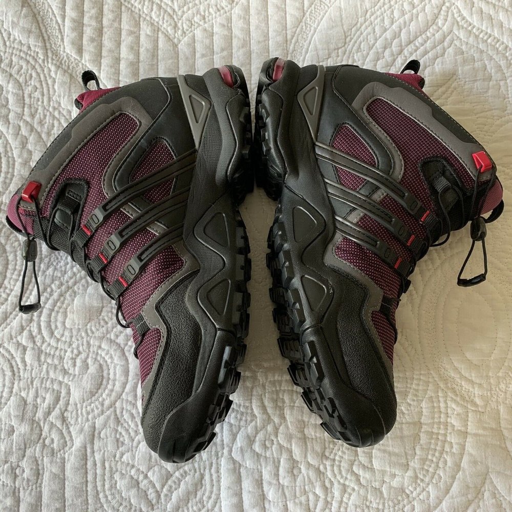 Adidas Womens Sz 9.5 Black Purple Terrex Boot - Picture 8 of 12